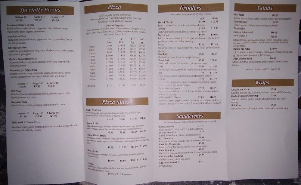Grandma Esther's Kitchen Menu image 1