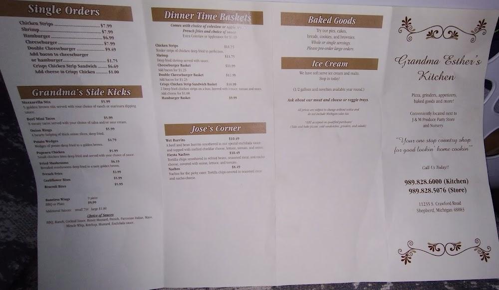 Grandma Esther's Kitchen Menu image 2